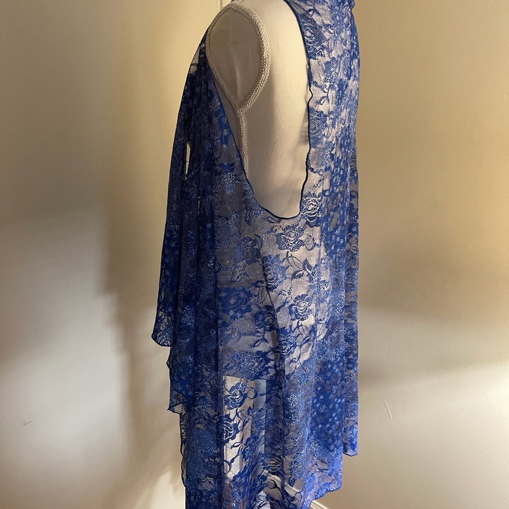 Casual classic vest type coverup
